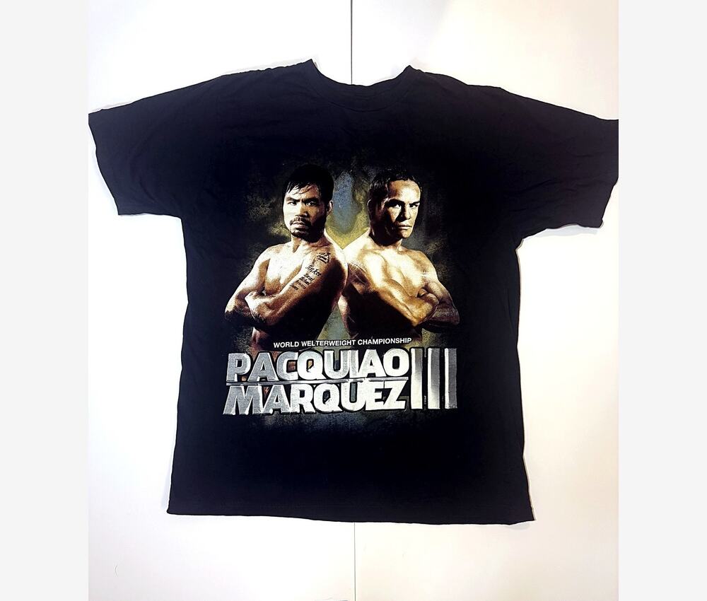 Pacquiao vs Marquez III T-Shirt Mens Large Top Rank Official 2011 Fight Tee